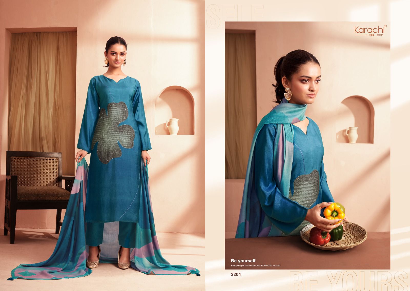 KESAR KARACHI BLOSSOM PURE MUSLIN SALWAR SUITS