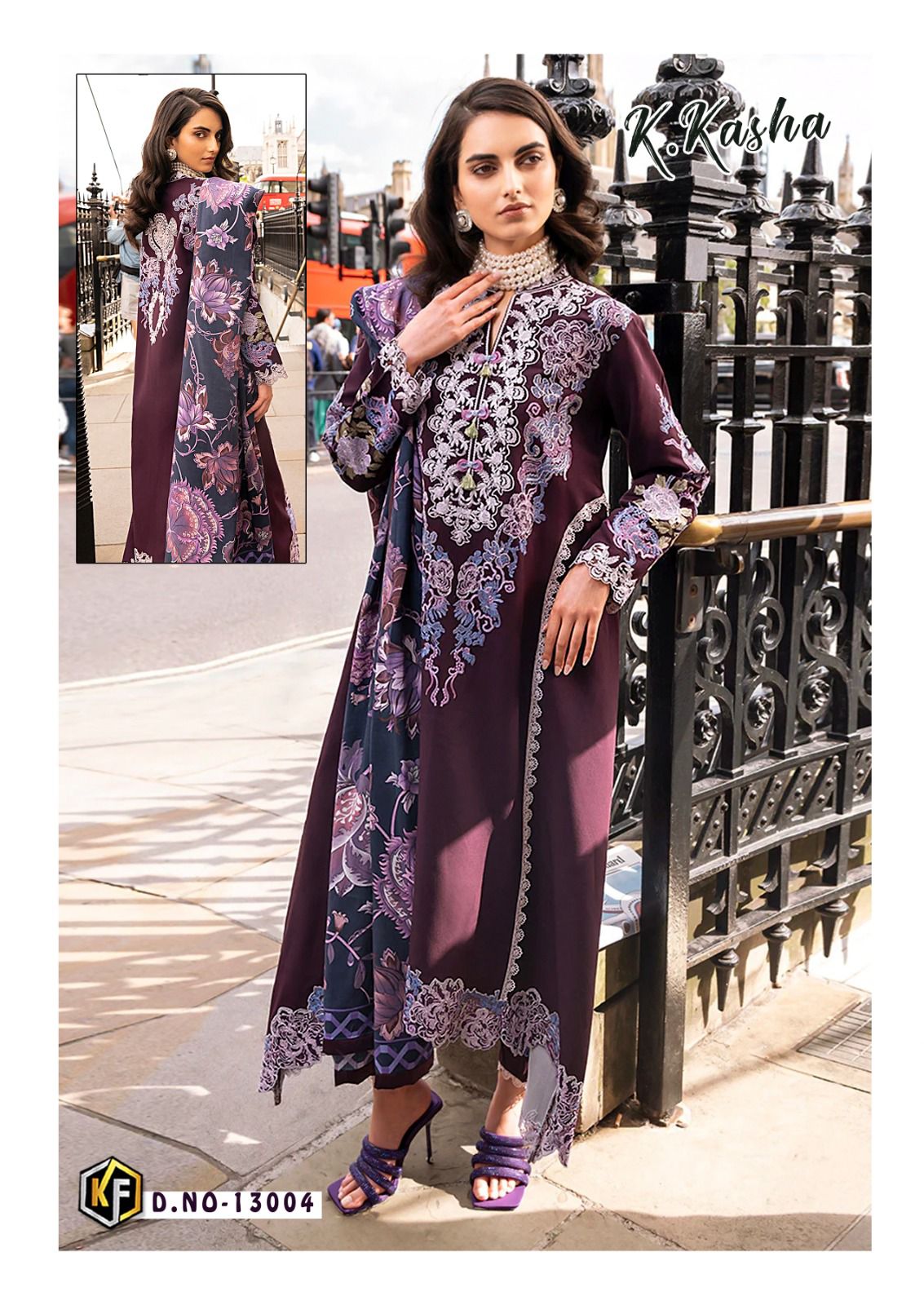 KEVAL FAB K KASHA VOL 13 COTTON KARACHI SUITS