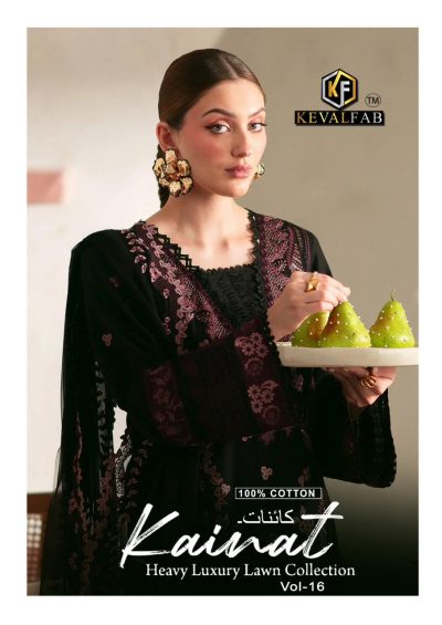 KEVAL FAB KAINAT VOL 16 LUXURY LAWN COLLECTION