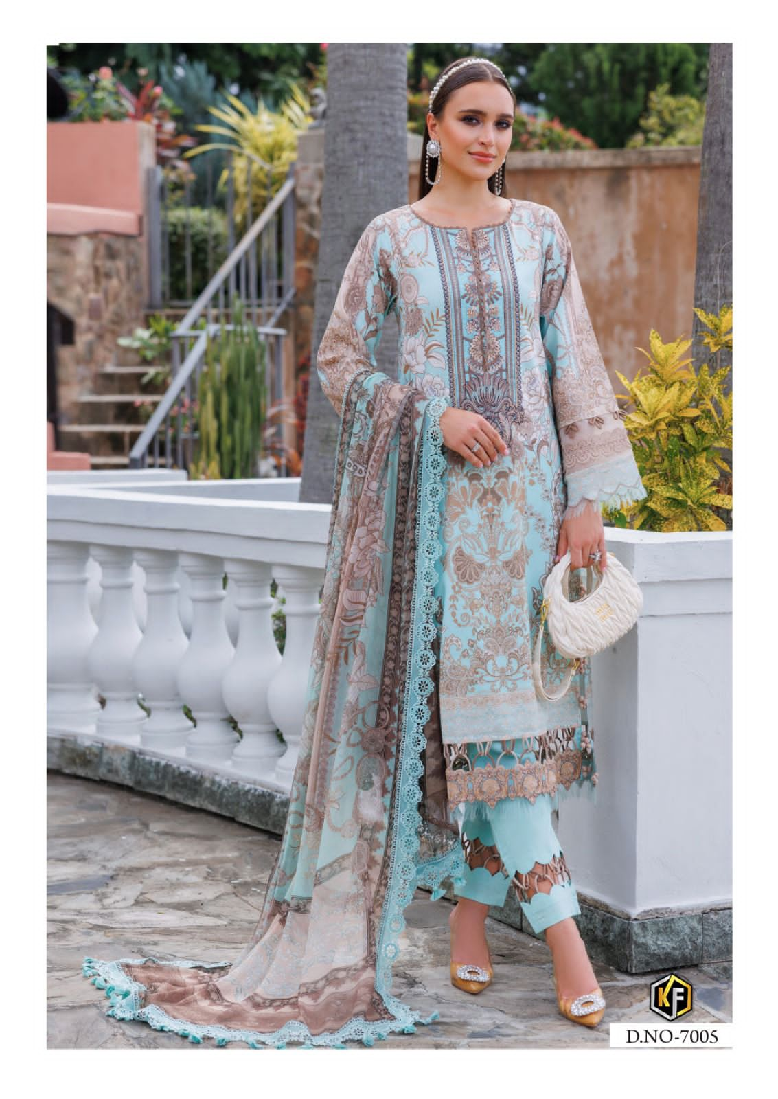 KEVAL FAB RANGREZ VOL 7 COTTON KARACHI SUITS