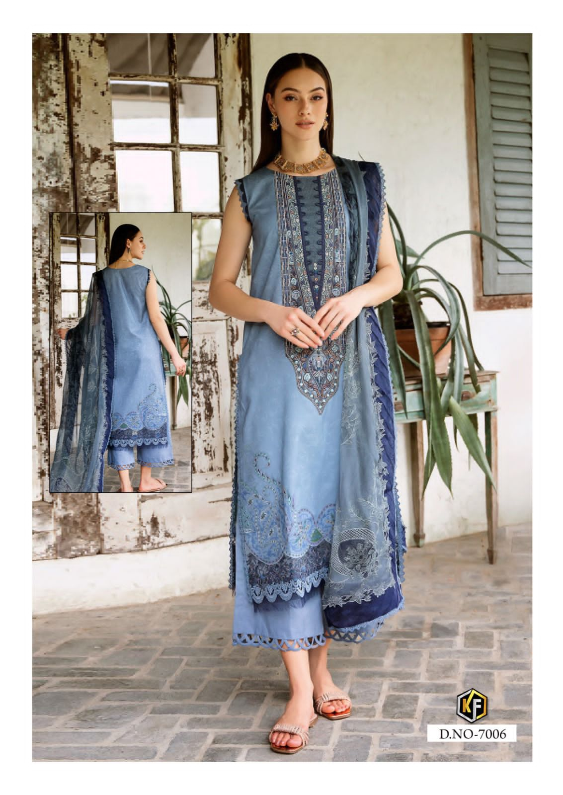 KEVAL FAB RANGREZ VOL 7 COTTON KARACHI SUITS