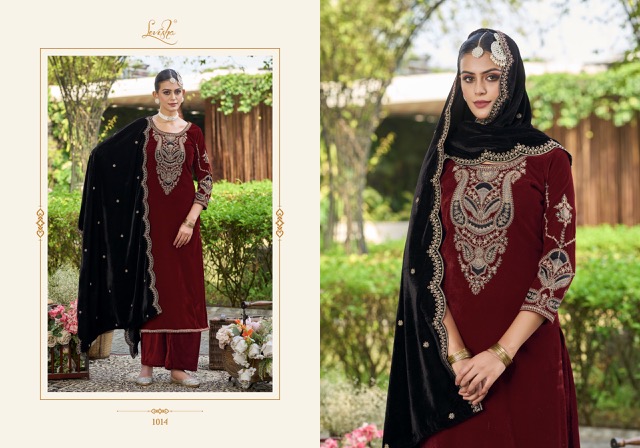 LEVISHA EK NAZAR VELVET SUITS SUPPLIER IN SURAT