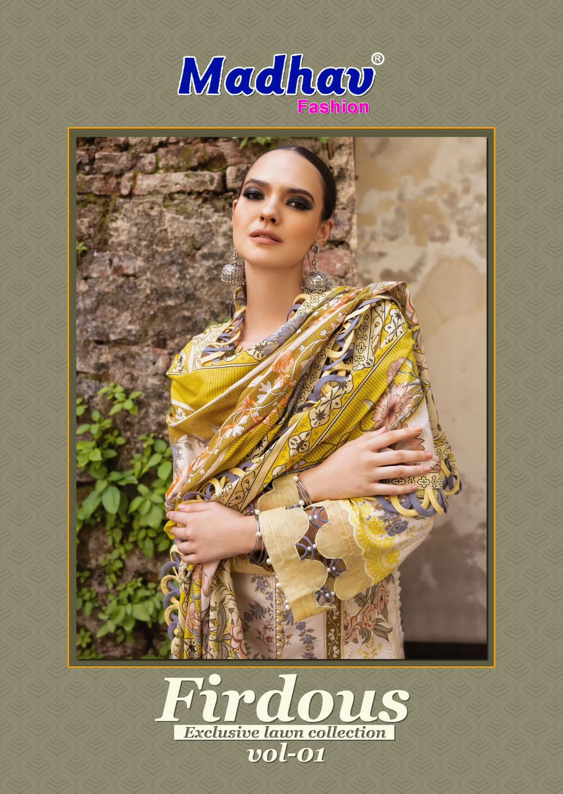 MADHAV FASHION FIRDOUS VOL 1 PURE LAWN SUITS