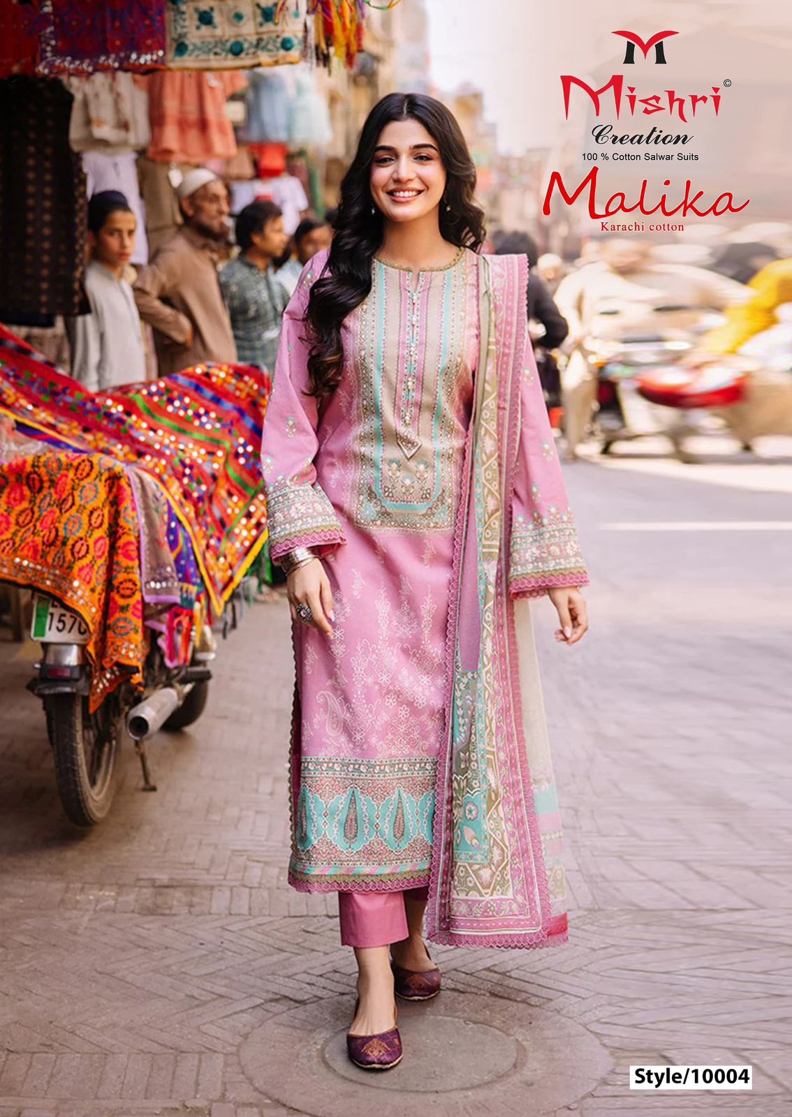 MISHRI CREATION MALIKA VOL 10 COTTON KARACHI SUITS