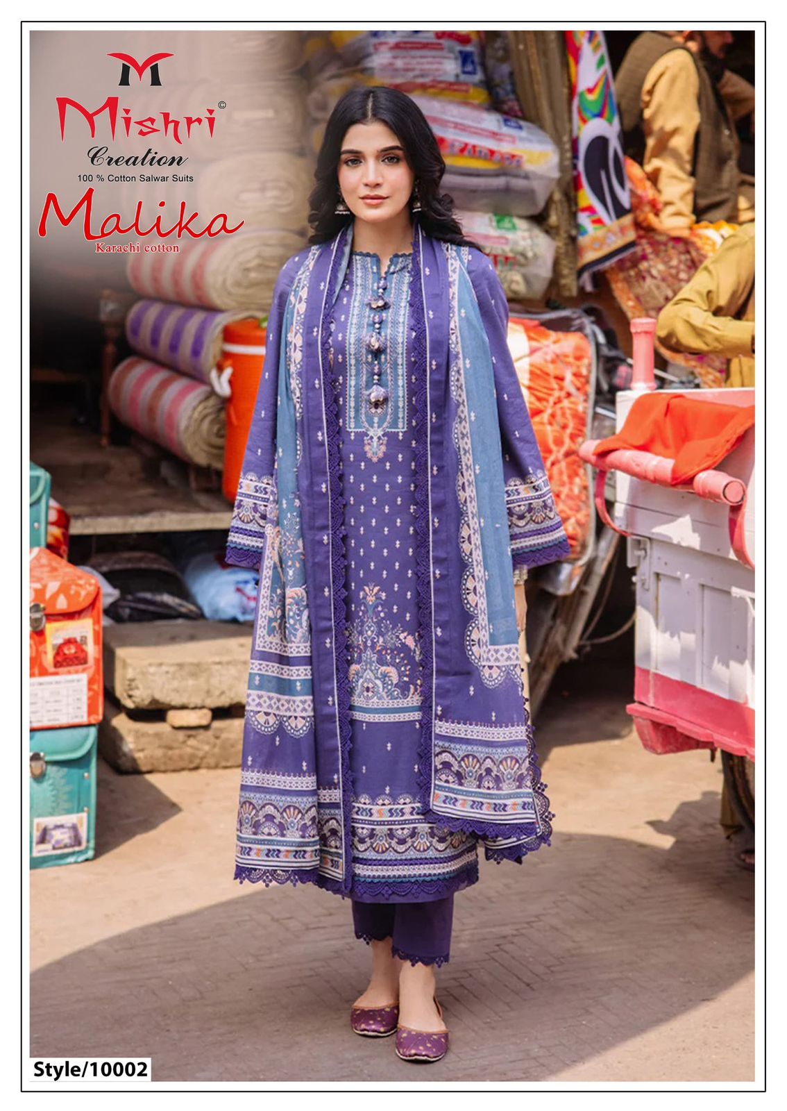 MISHRI CREATION MALIKA VOL 10 COTTON KARACHI SUITS