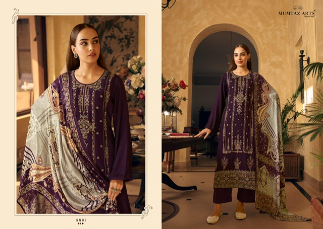 MUMTAZ ARTS RUBINA PASHMINA WINTER SUITS CATALOG