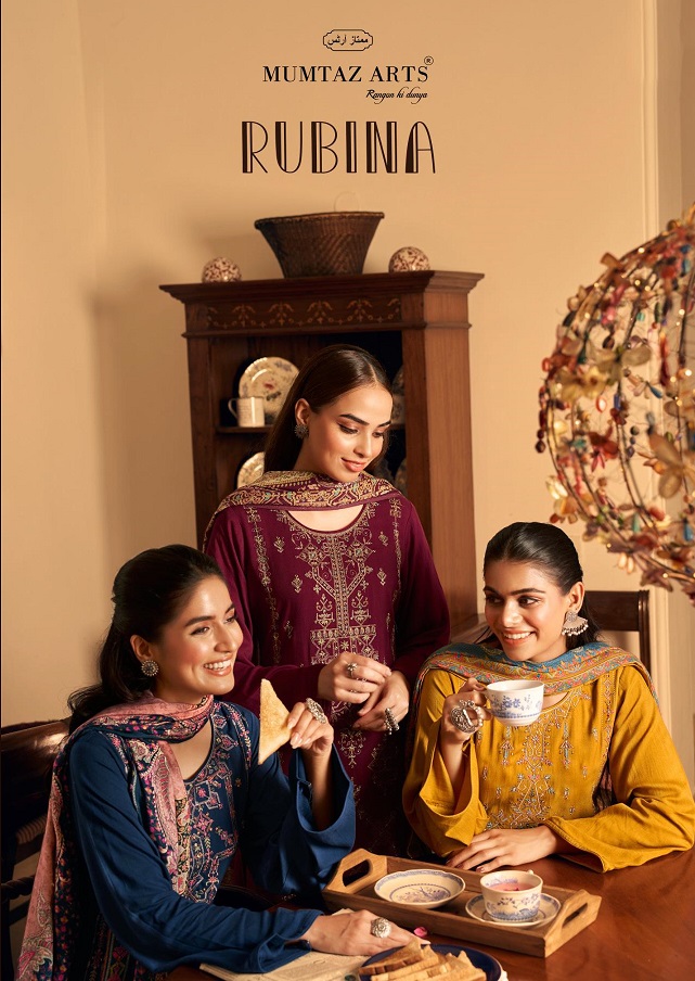 MUMTAZ ARTS RUBINA PASHMINA WINTER SUITS CATALOG