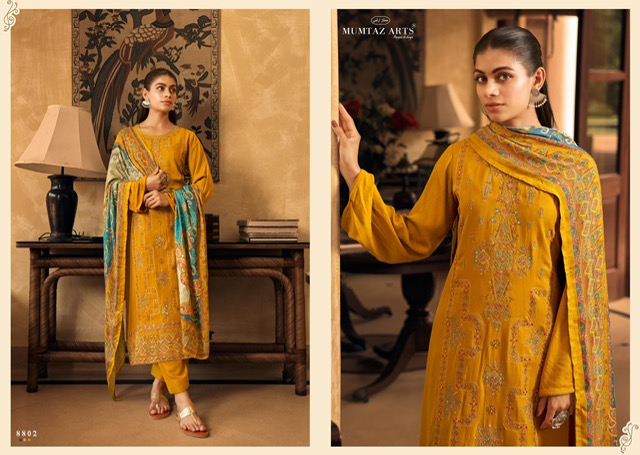 MUMTAZ ARTS RUBINA PASHMINA WINTER SUITS CATALOG