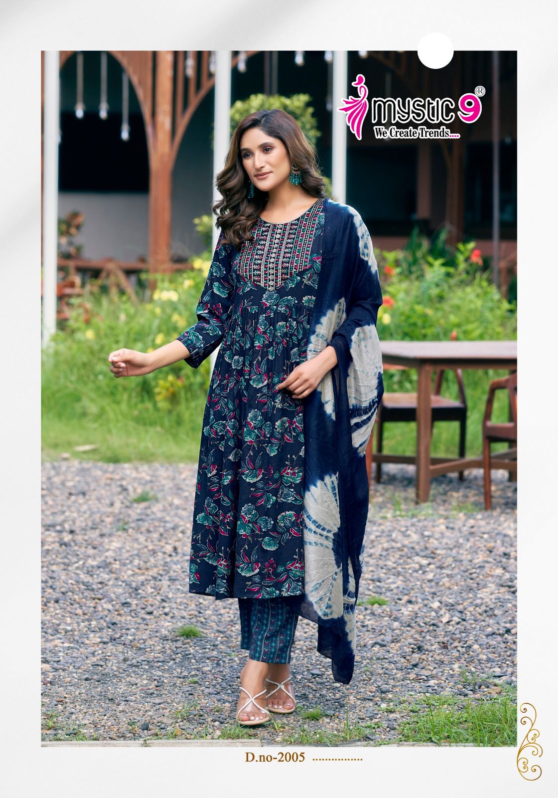 MYSTIC 9 PUSHPA VOL 2 READYMADE RAYON KURTI WHOLESALE