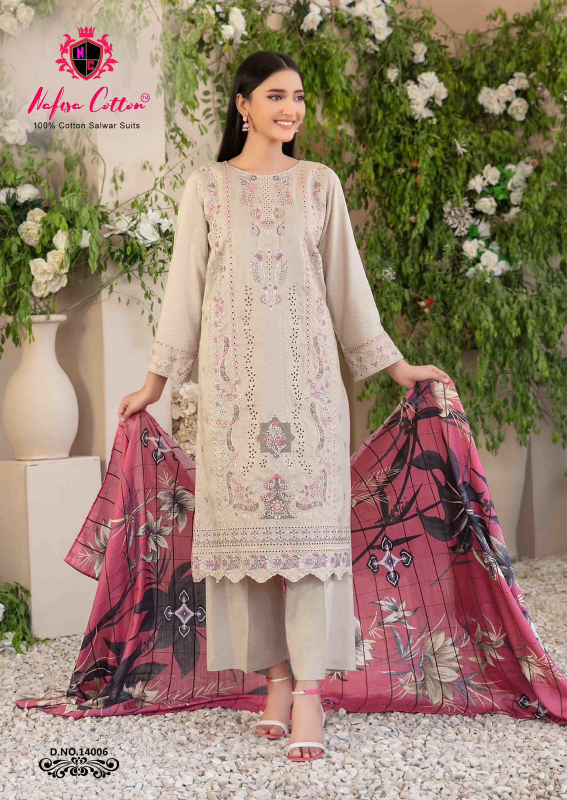 NAFISA COTTON MONSOON VOL 14 COTTON KARACHI SUITS