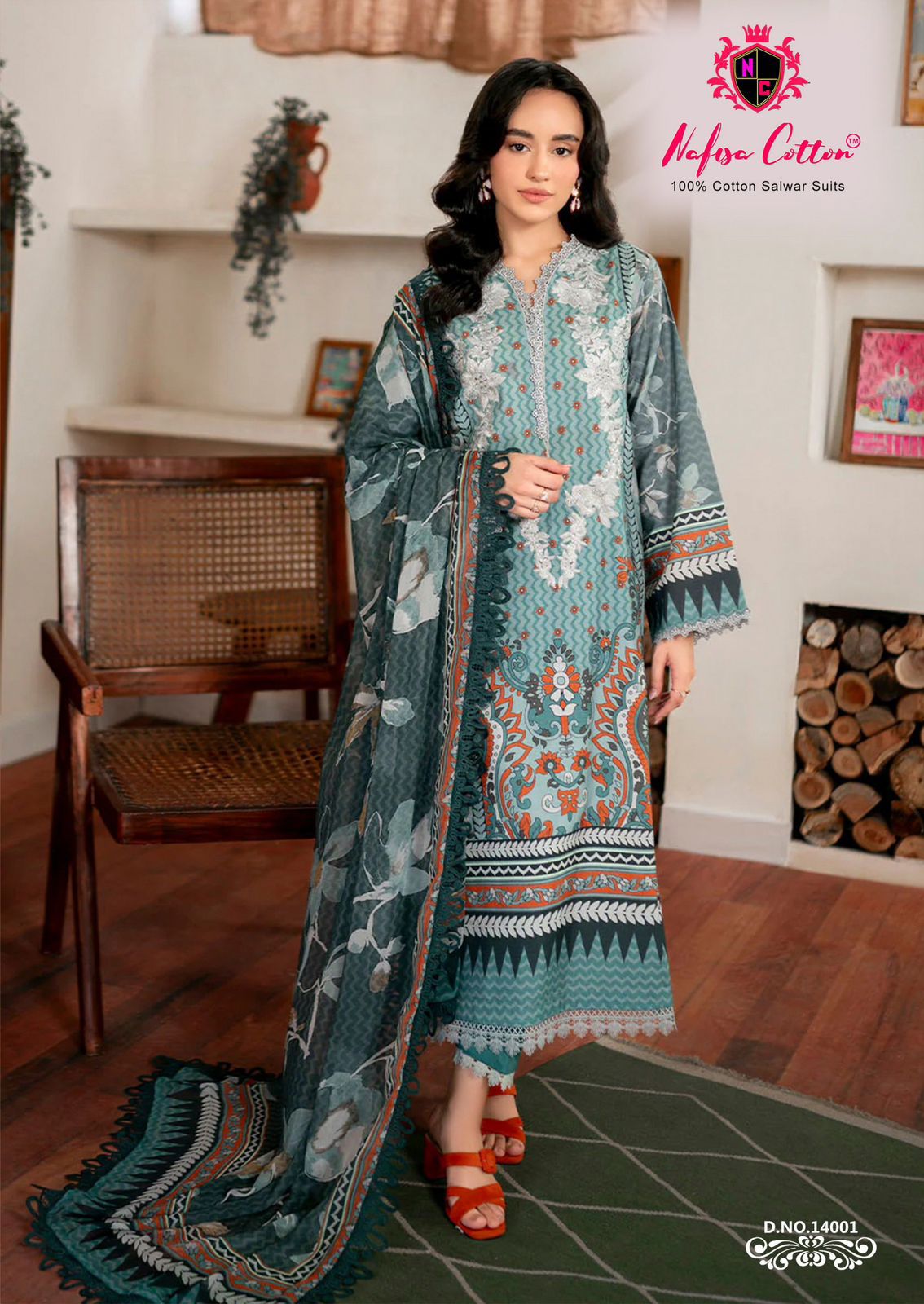 NAFISA COTTON MONSOON VOL 14 COTTON KARACHI SUITS