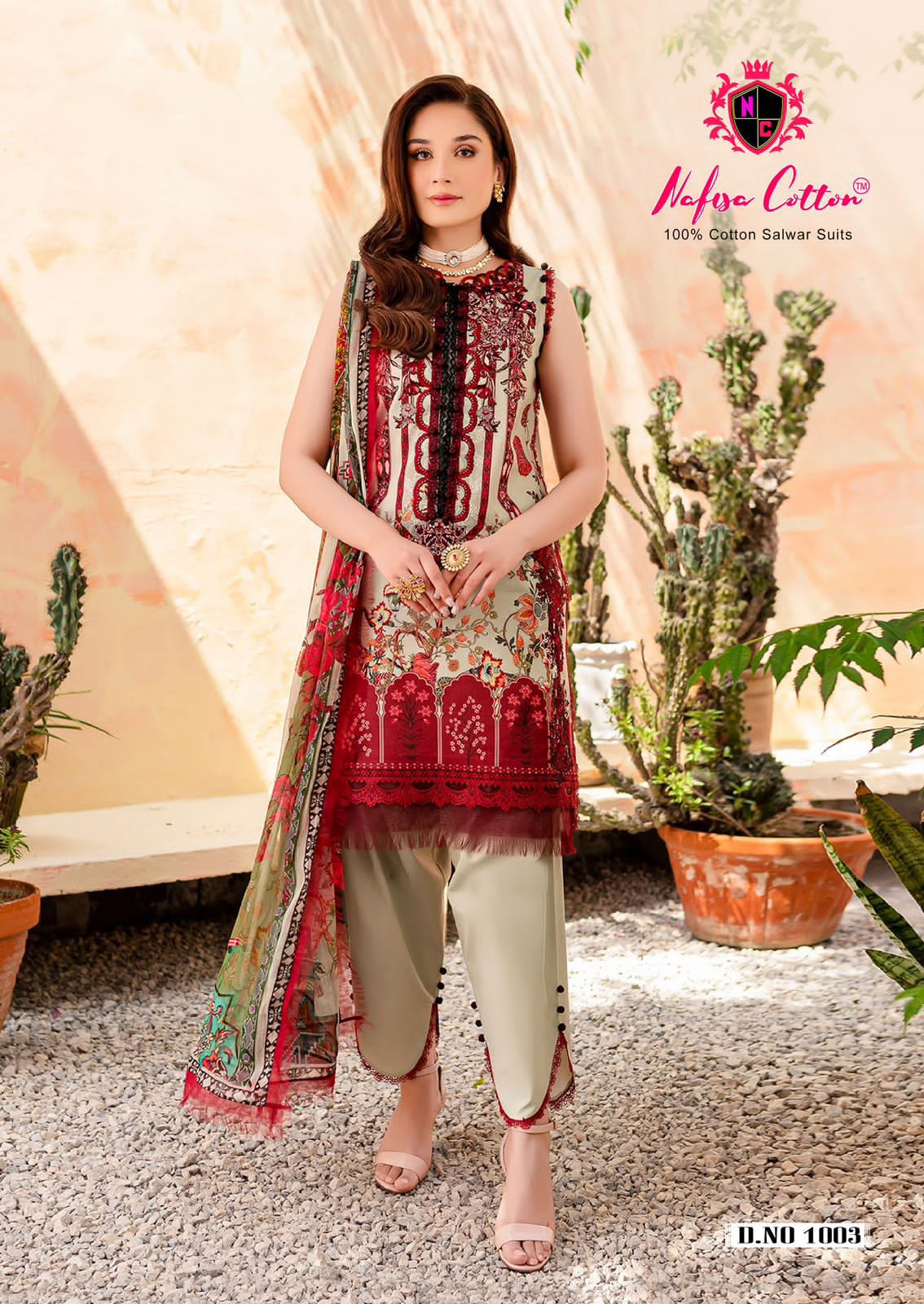 NAFISA COTTON SANIYA VOL 1 LAWN KARACHI SUITS