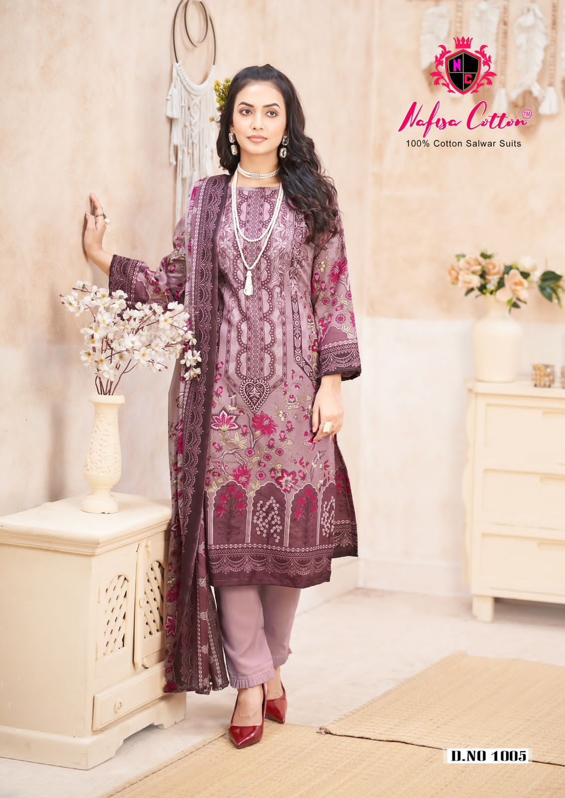 NAFISA COTTON SANIYA VOL 1 LAWN KARACHI SUITS