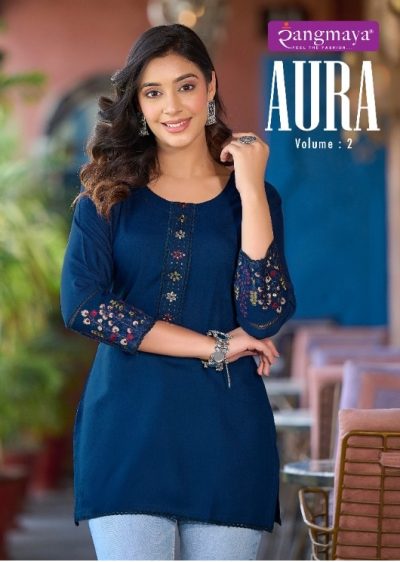 RANGMAYA AURA VOL 2 READYMADE TUNIC MANUFACTURER