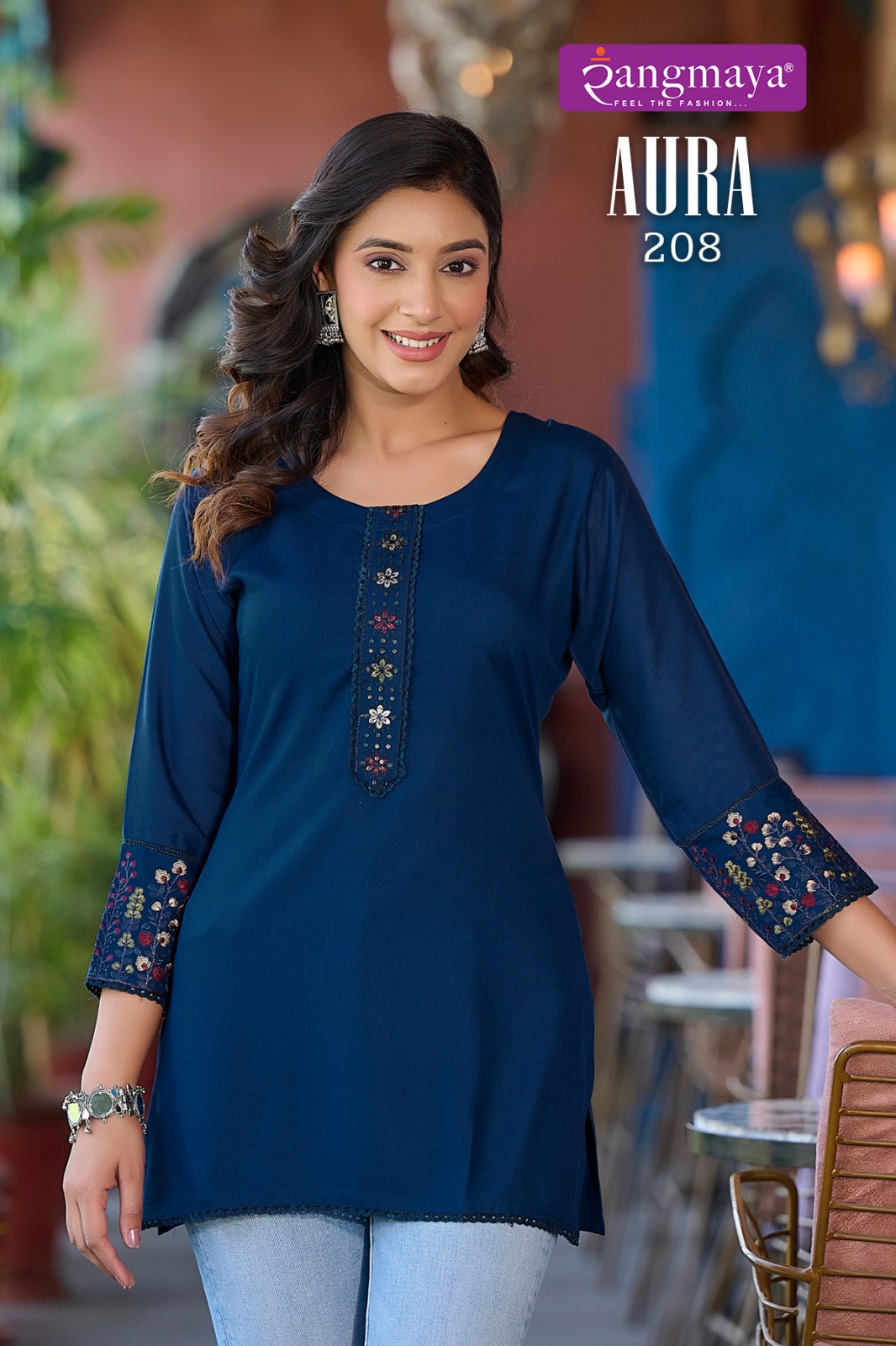 RANGMAYA AURA VOL 2 READYMADE TUNIC MANUFACTURER