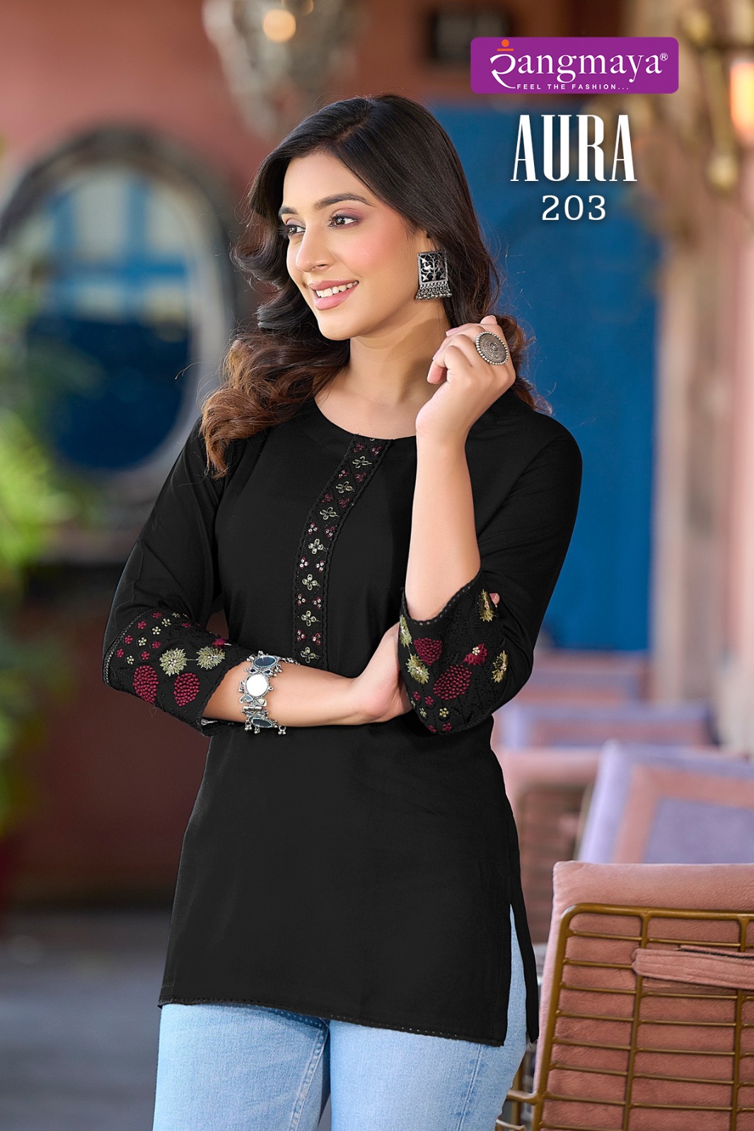 RANGMAYA AURA VOL 2 READYMADE TUNIC MANUFACTURER