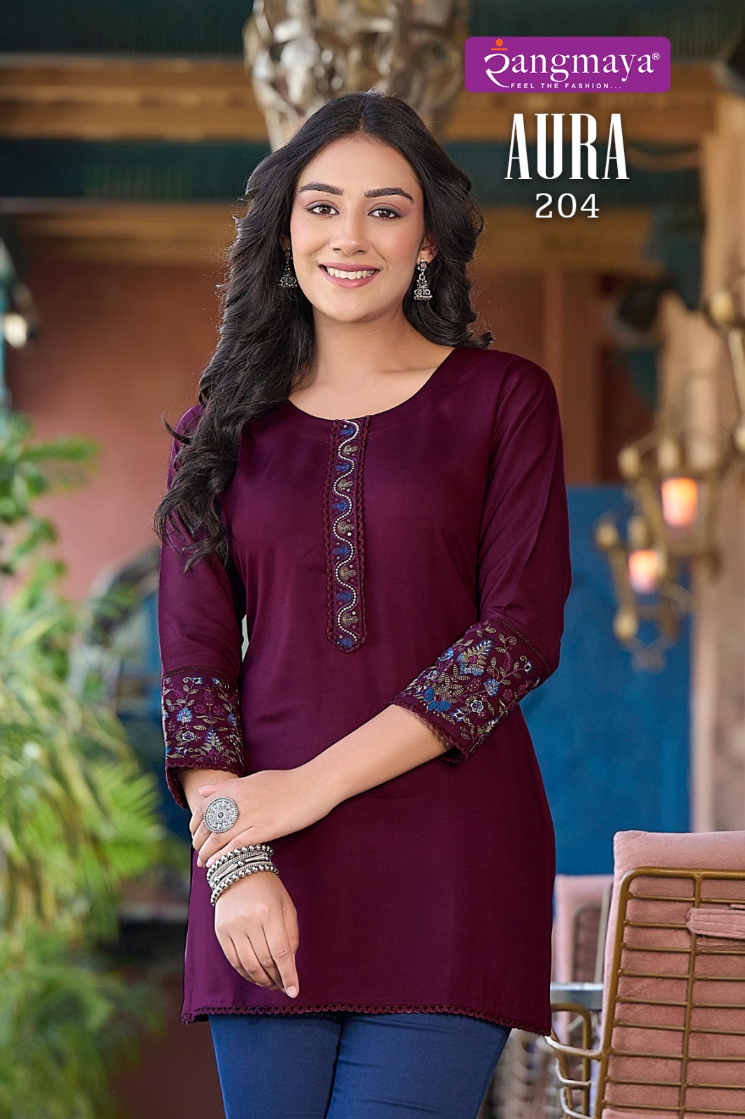 RANGMAYA AURA VOL 2 READYMADE TUNIC MANUFACTURER