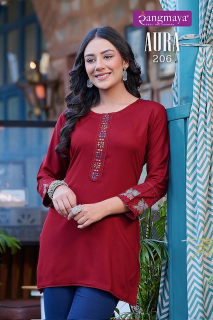 RANGMAYA AURA VOL 2 READYMADE TUNIC MANUFACTURER