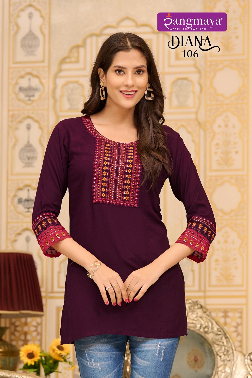 RANGMAYA DIANA SHORT TOP WHOLESALER IN SURAT