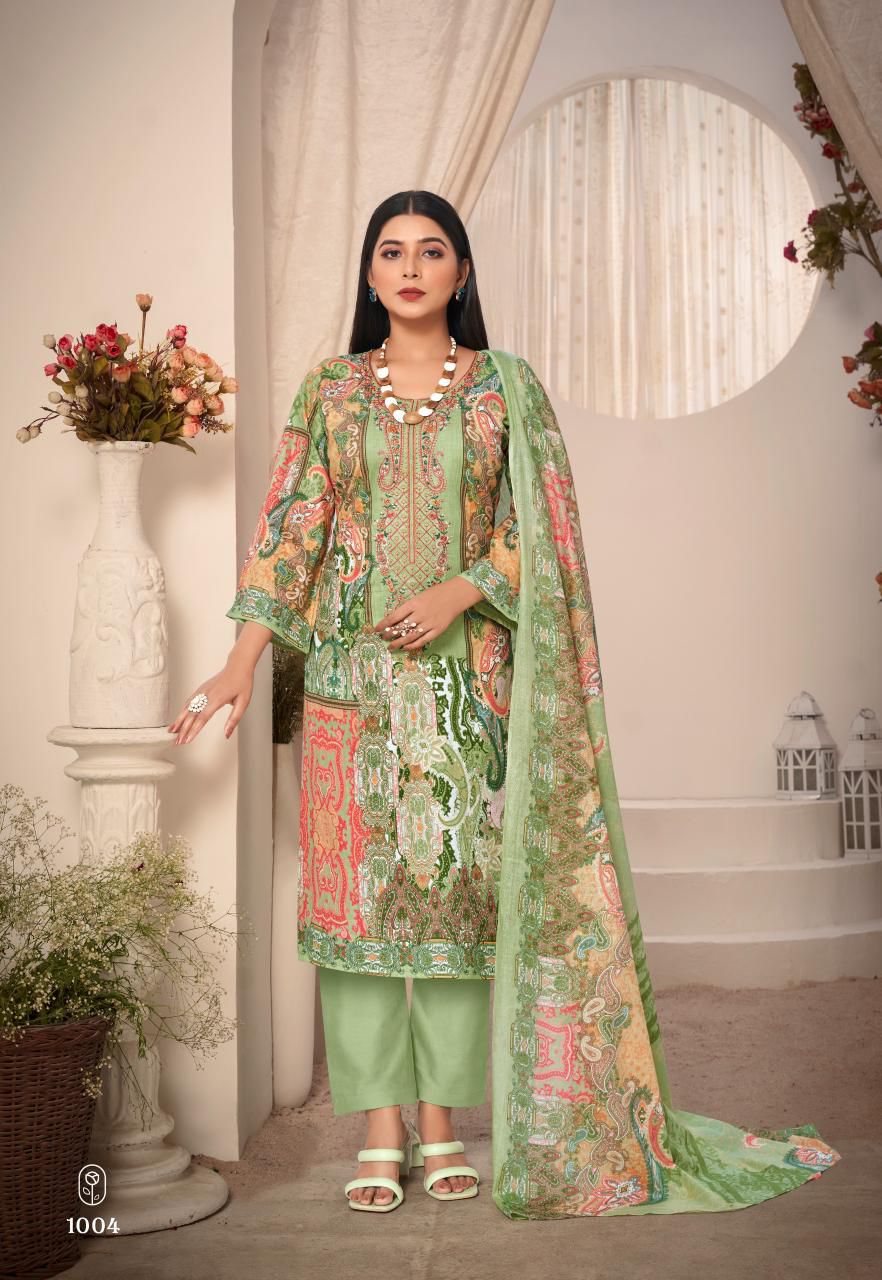 SAANVI TRENDS NAIRA VOL 1 COTTON LAWN SUITS