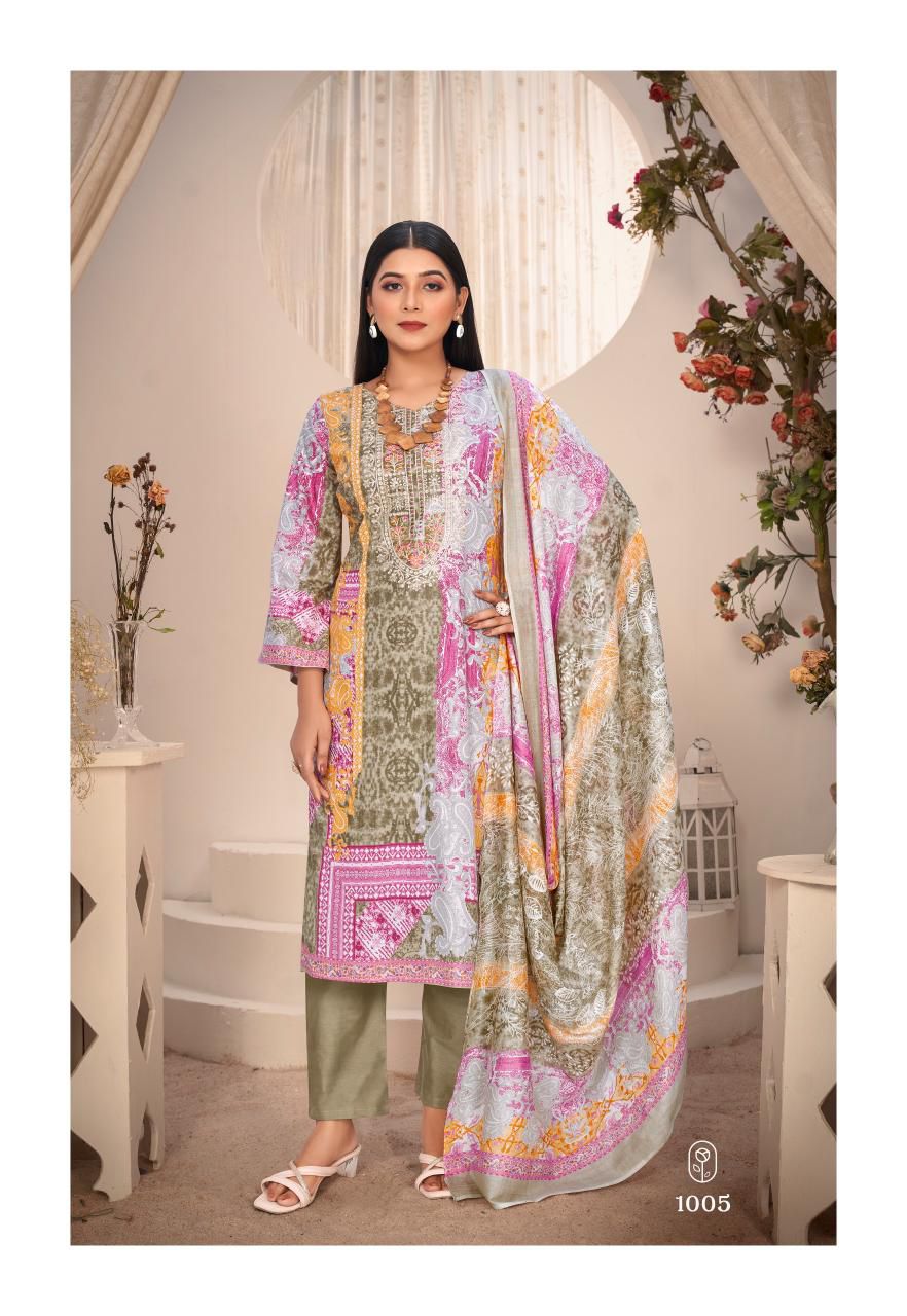 SAANVI TRENDS NAIRA VOL 1 COTTON LAWN SUITS