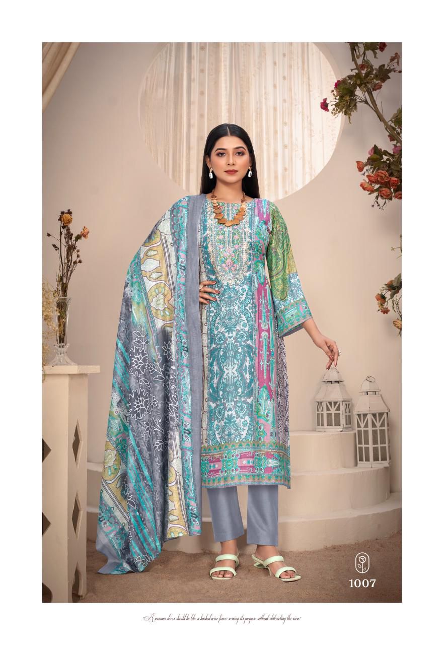 SAANVI TRENDS NAIRA VOL 1 COTTON LAWN SUITS