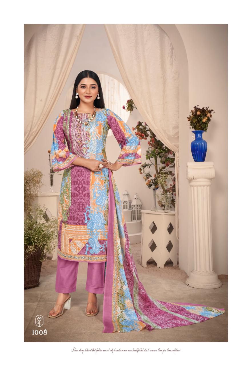 SAANVI TRENDS NAIRA VOL 1 COTTON LAWN SUITS