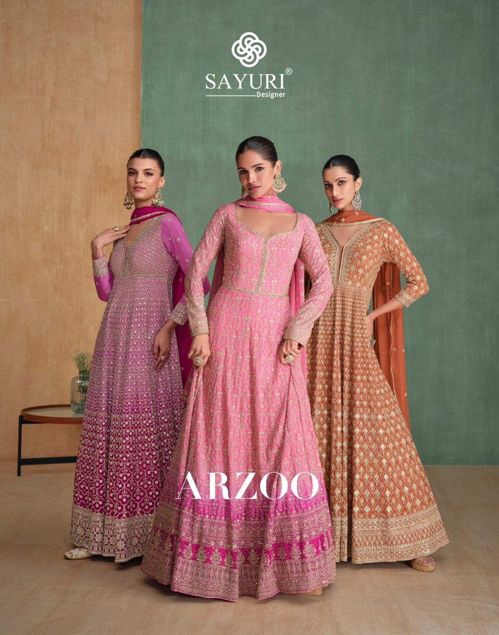 SAYURI DESIGNER ARZOO HEAVY DESIGNER DRESSES