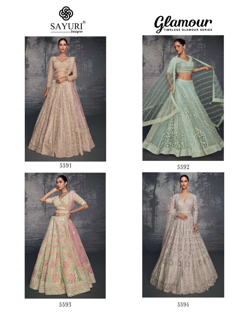 SAYURI DESIGNER GLAMOUR READYMADE LEHENGA WEDDING COLLECTION