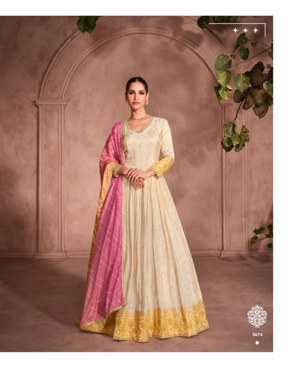 SAYURI DESIGNER GUNJAN DESIGNER PARTY WEAR DRESS