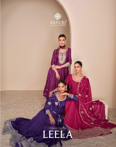 SAYURI DESIGNER LEELA DESIGNER EMBROIDERED SUITS