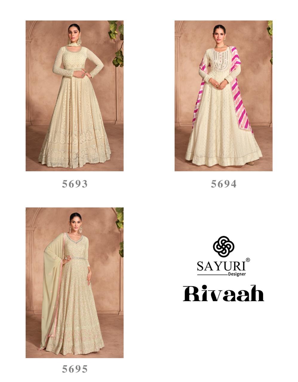 SAYURI DESIGNER RIVAAH PARTY WEAR DRESS WHOLESALE