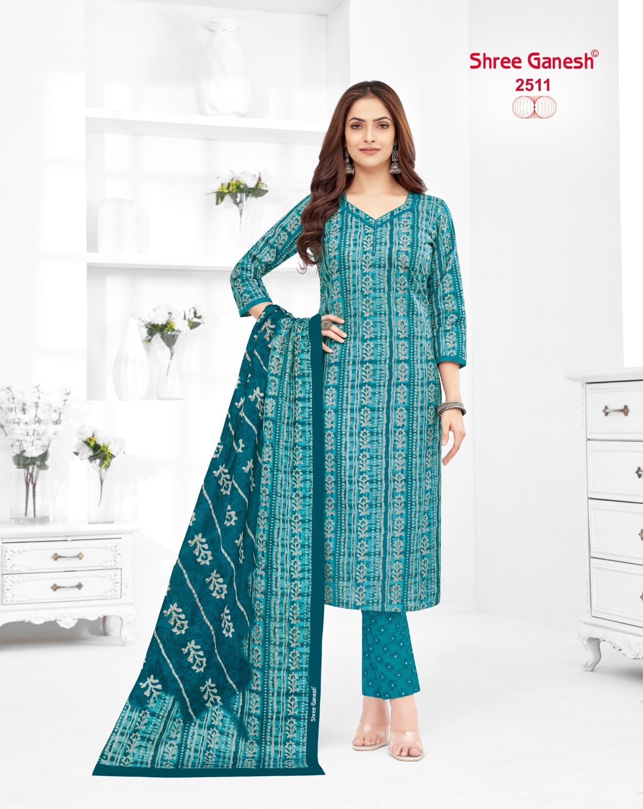 SHREE GANESH SAMAIYRA VOL 15 COTTON PRINTED SALWAR SUITS