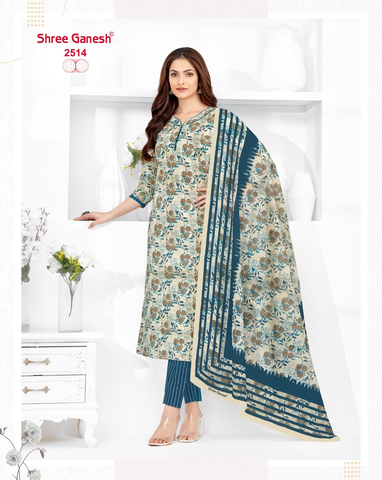 SHREE GANESH SAMAIYRA VOL 15 COTTON PRINTED SALWAR SUITS