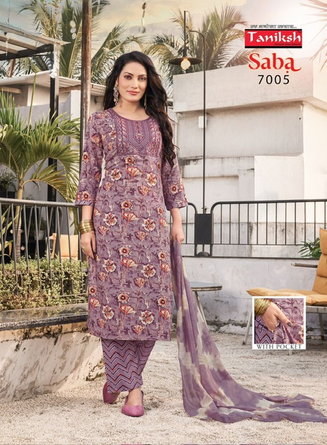 TANIKSH SABA VOL 7 READYMADE KURTI WITH POCKET