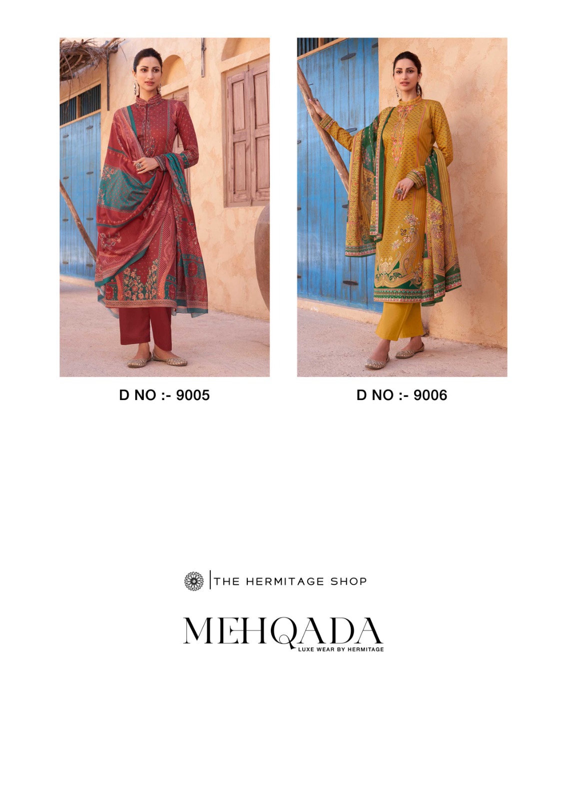 THE HERMITAGE SHOP MEHQADA PURE VISCOSE SALWAR KAMEEZ