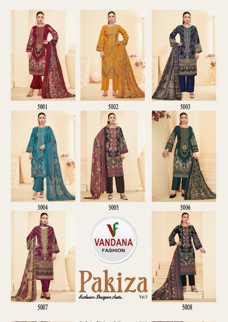 VANDANA FASHION PAKIZA VOL 5 COTTON SALWAR KAMEEZ