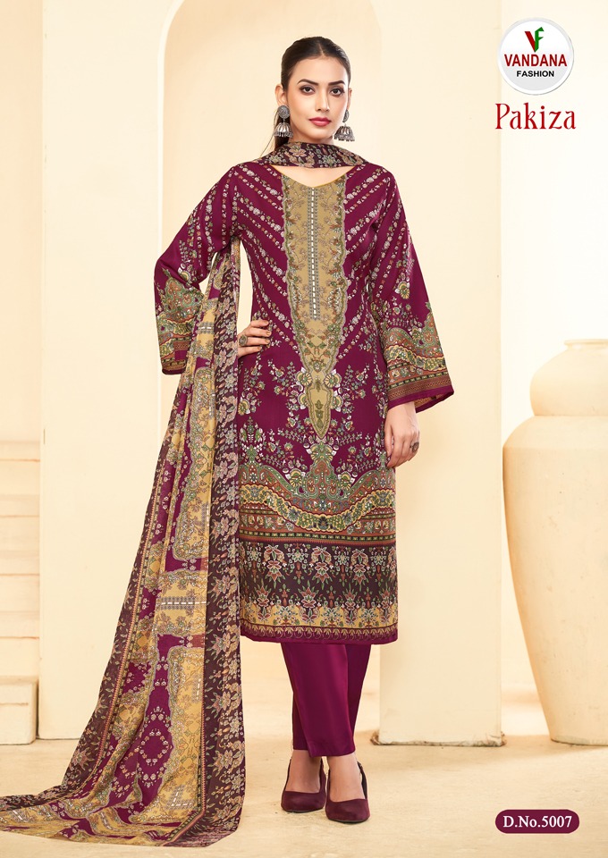 VANDANA FASHION PAKIZA VOL 5 COTTON SALWAR KAMEEZ