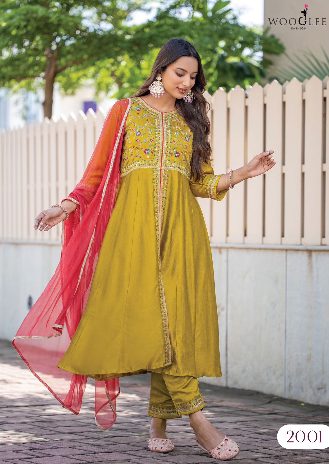 WOOGLEE SURKHI VICHITRA KURTI WHOLESALER