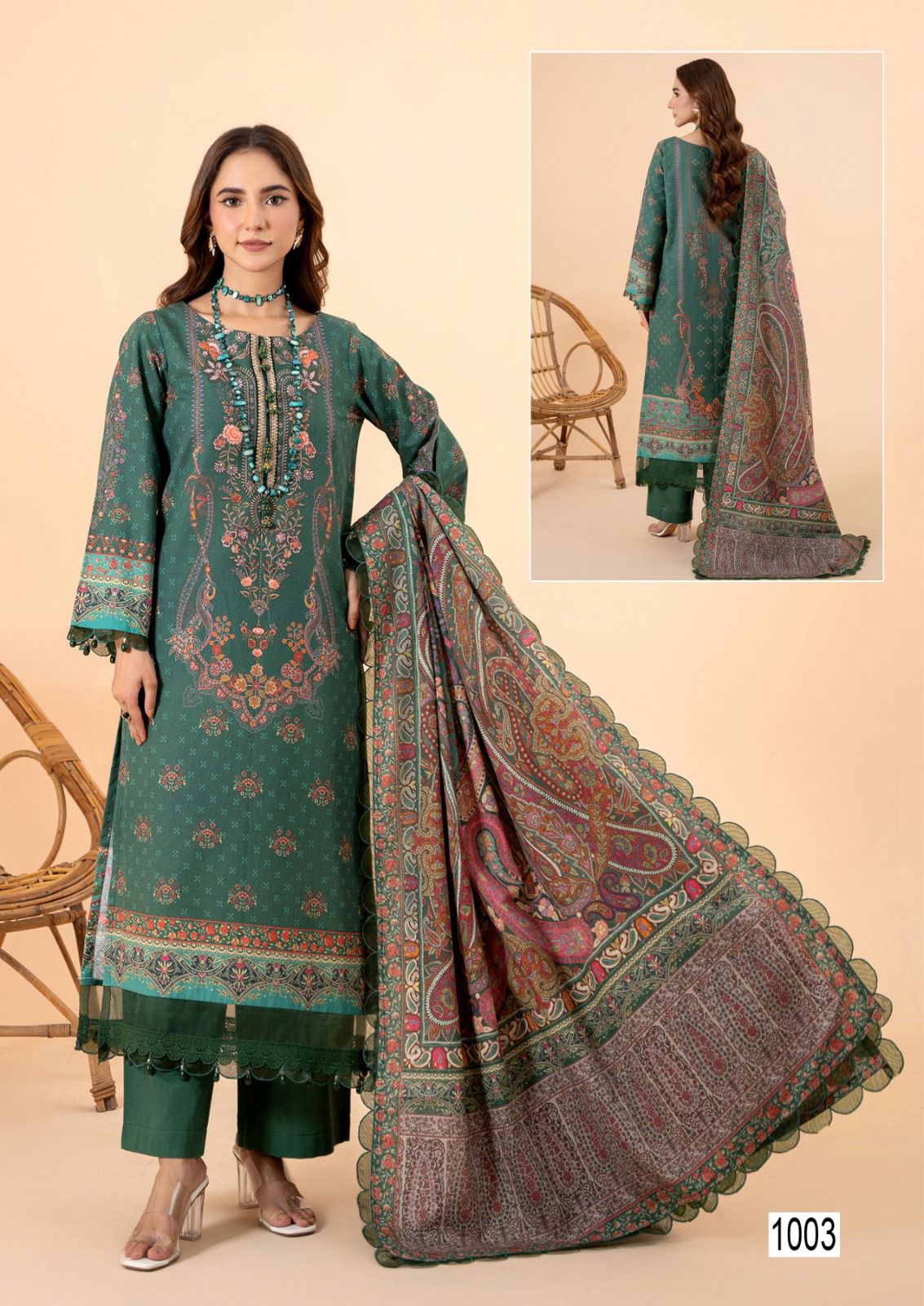 ZELLBURY ASIM JOFA KARACHI SUITS BY YASHIKA TRENDS