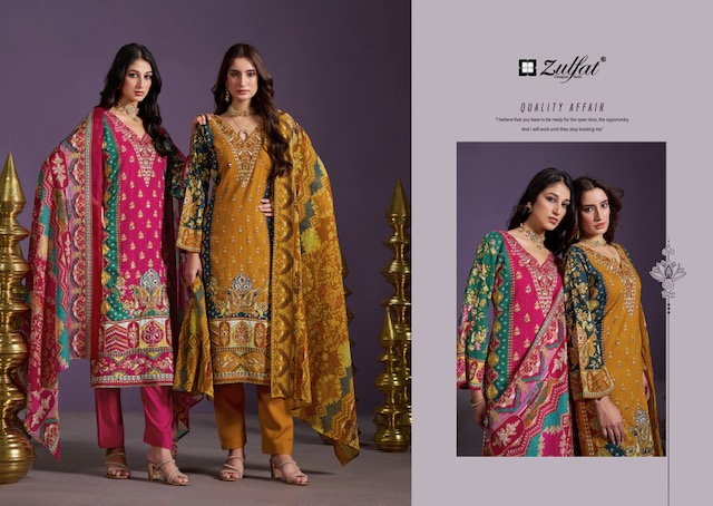 ZULFAT AAYAT VOL 3 PURE VISCOSE REYON SUITS