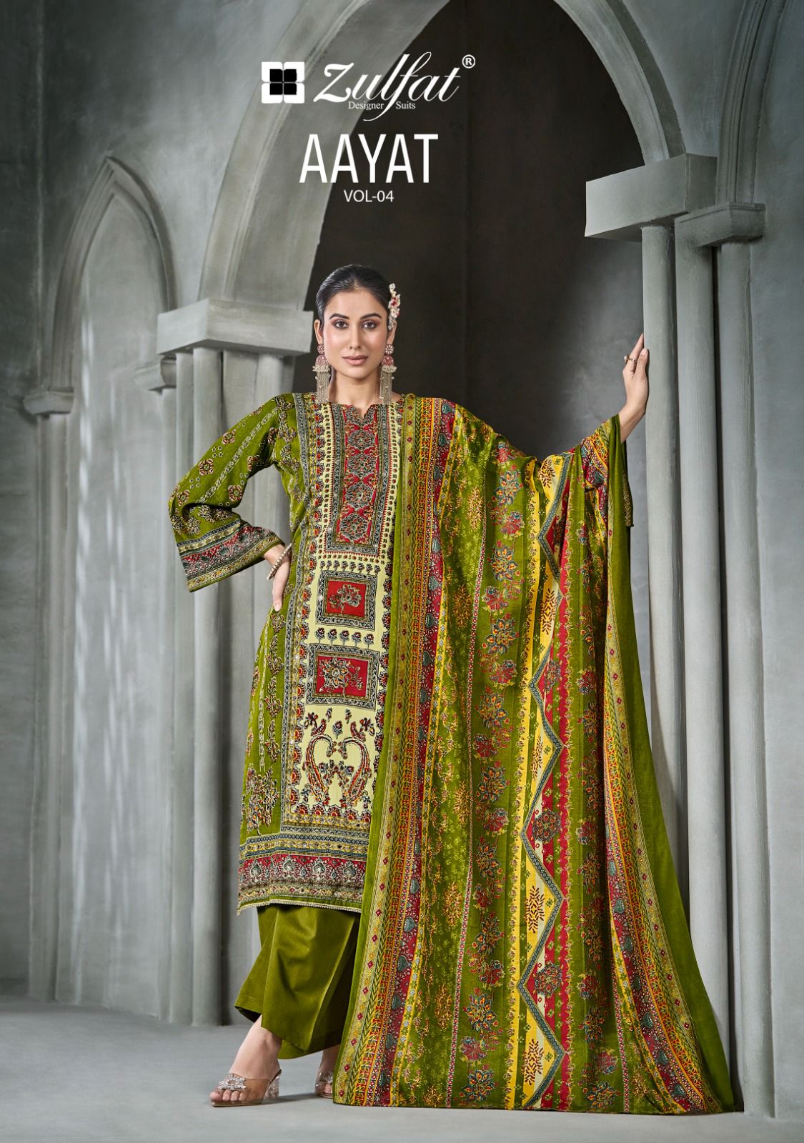 ZULFAT DESIGNER AAYAT VOL 4 SALWAR KAMEEZ WHOLESALER