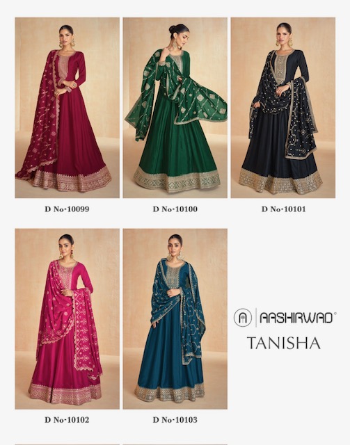 AASHIRWAD CREATION TANISHA SALWAR SUITS CATALOG