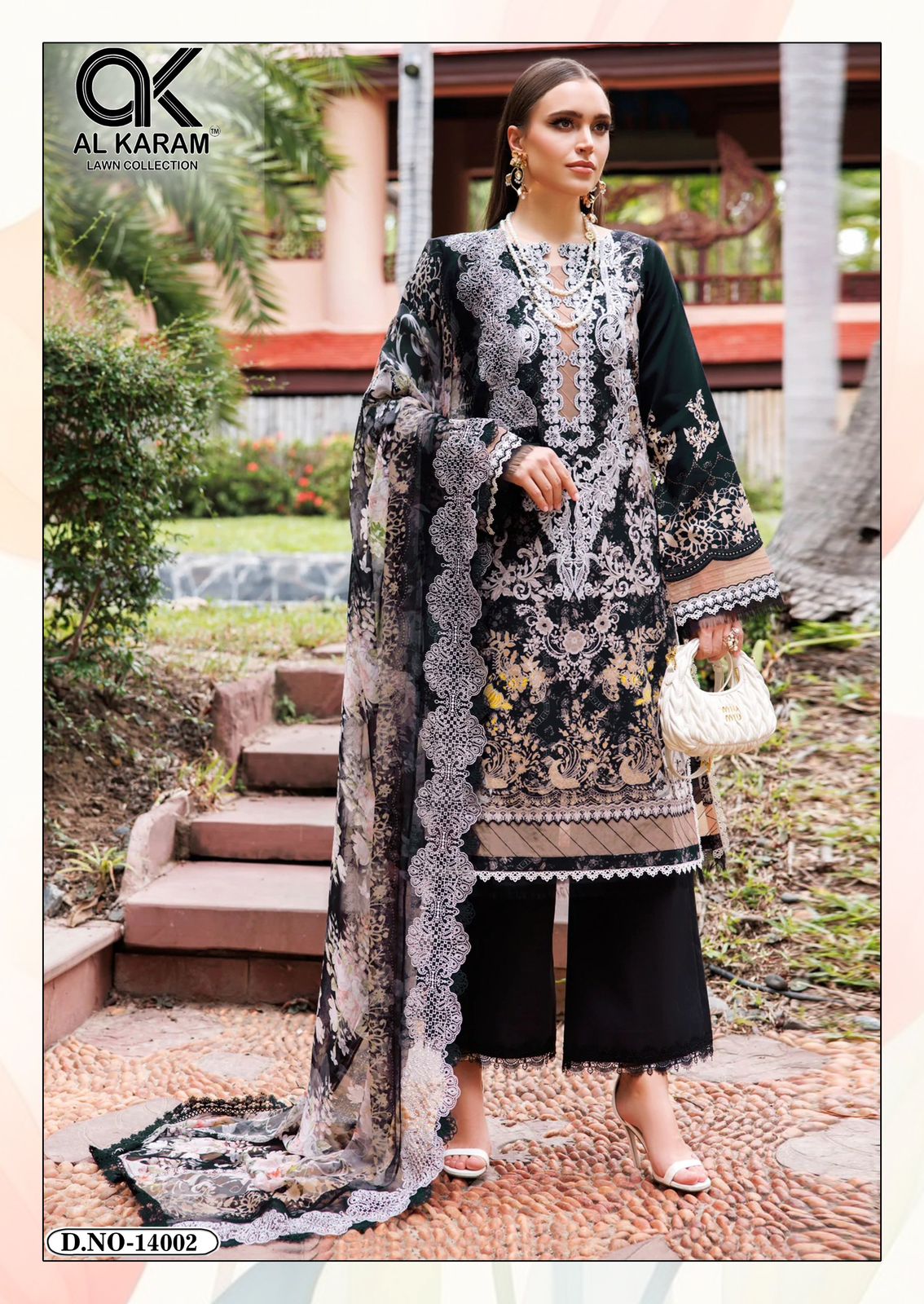 AL KARAM KESARIYA VOL 14 LAWN KARACHI SUITS