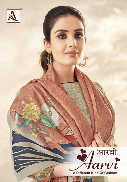 ALOK SUITS AARVI PURE VISCOSE MUSLIN SUITS CATALOG