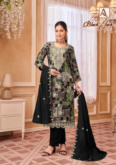 ALOK SUITS BLACK JACK SALWAR KAMEEZ WHOLESALER