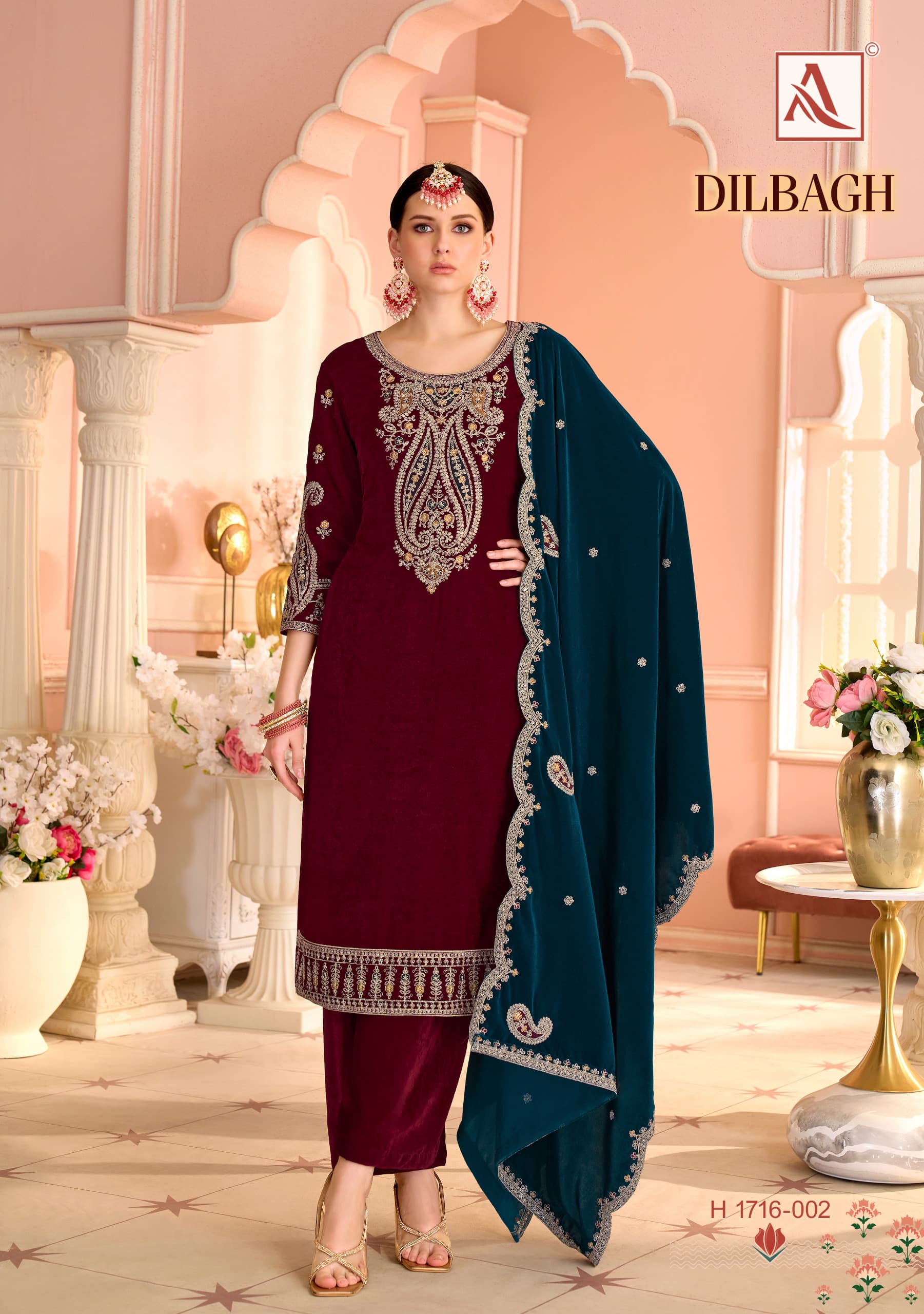 ALOK SUITS DILBAGH PREMIUM VELVET SUITS FOR WINTER