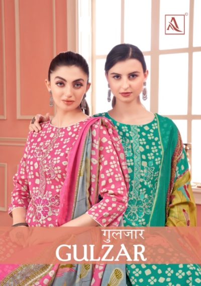 ALOK SUITS GULZAR PURE ZAM SUITS CATALOG