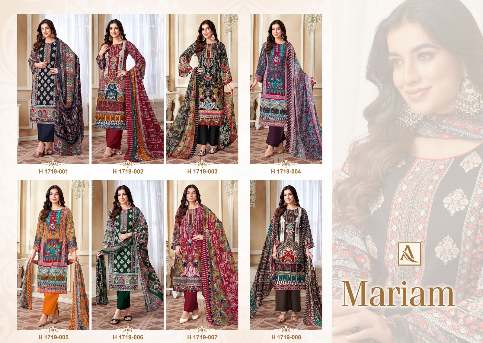 ALOK SUITS MARIAM PAKISTANI SUITS CATALOGUE