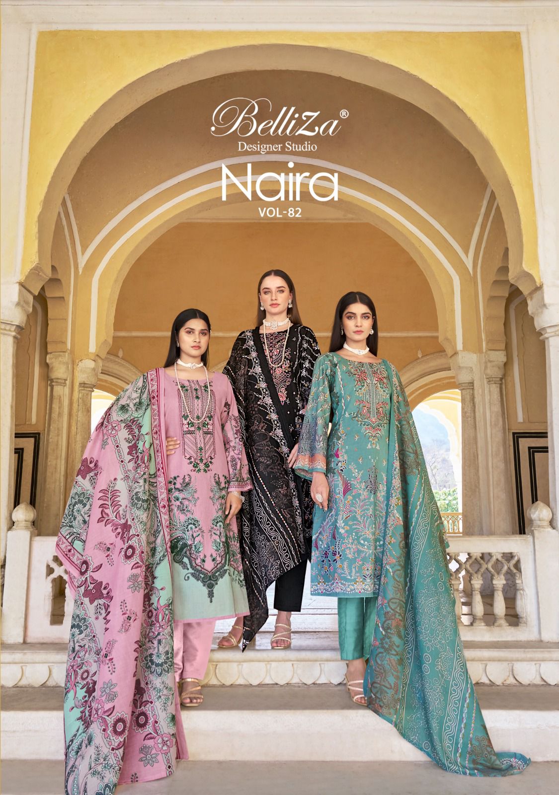 BELLIZA NAIRA VOL 82 PURE COTTON SUITS